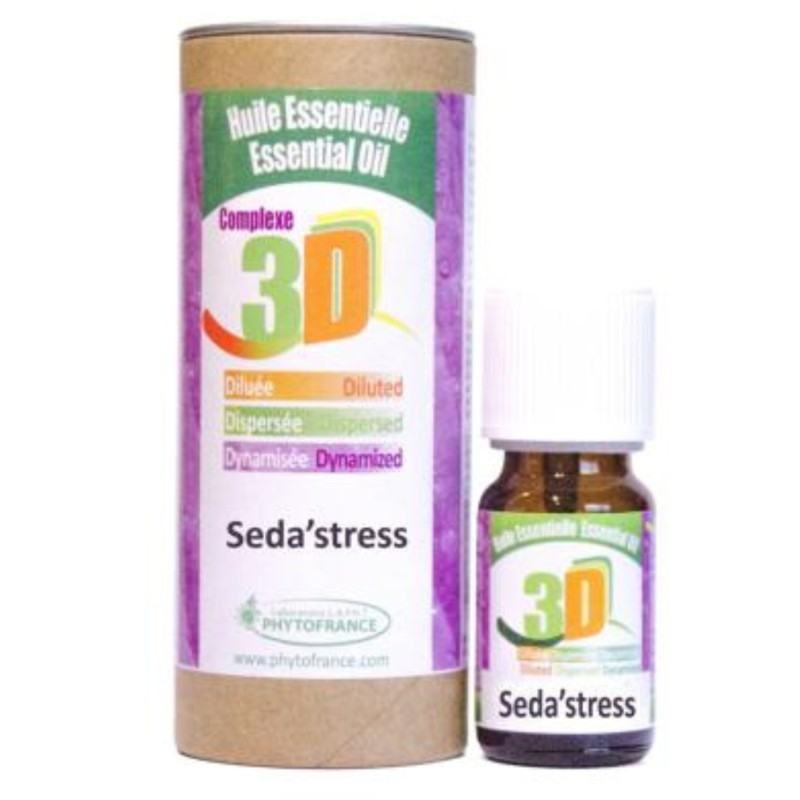 Complexe Huiles Essentielles 3D Seda'stress - 10 ml BIO - PHYTOFRANCE