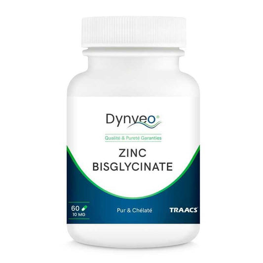 Zinc Bisglycinate 10 mg 60 gélules Dynveo