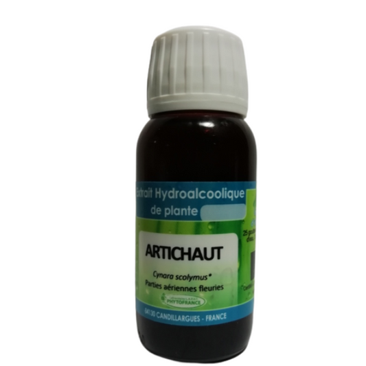 Artichaut - Extrait hydroalcoolique de plante fraîche BIO 60 ml - PHYTOFRANCE