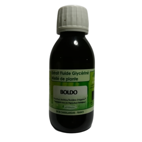 Boldo - extrait fluide glycériné miellé 125 ml BIO - PHYTOFRANCE