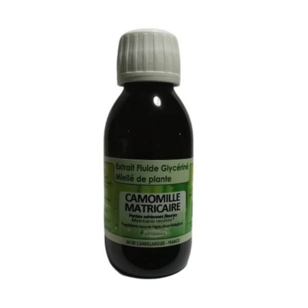 Camomille Matricaire - Extrait Fluide Glycériné Miellé 125 ml BIO - PHYTOFRANCE