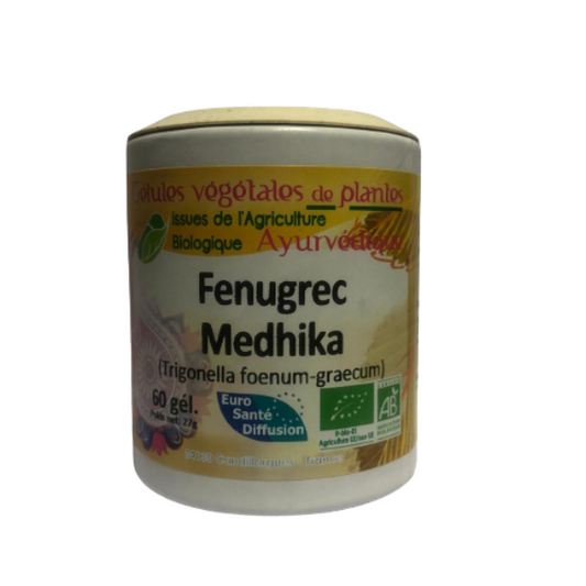 Fenugrec Medhika 60 gélules végétales BIO - EURO SANTE DIFFUSION