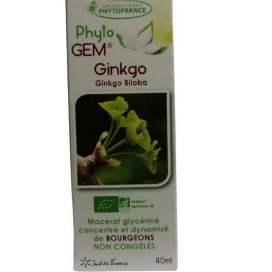 Phyto GEM Ginkgo 40 ml BIO - PHYTOFRANCE