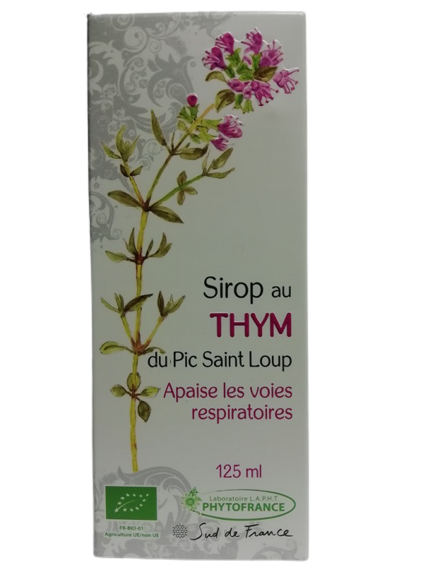 Sirop au THYM du Pic Saint Loup 125 ml PHYTOFRANCE