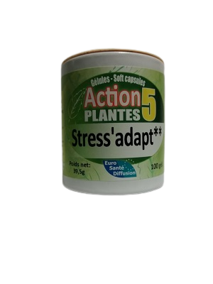 Action 5 plantes Stress' adapt ** 100 gel EURO SANTE DIFFUSION