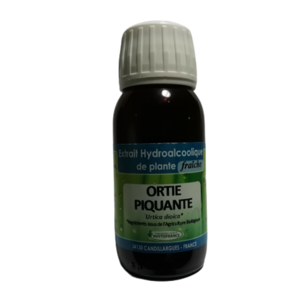 Ortie piquante - Extrait Hydroalcoolique de plante fraiche 60 ml BIO - PHYTOFRANCE