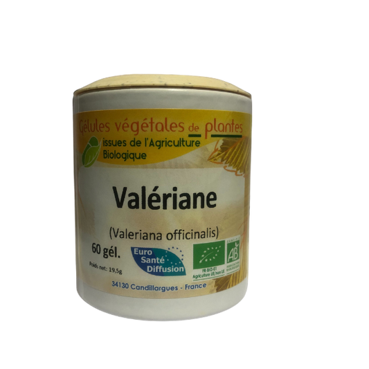 Valériane 60 gélules BIO - EURO SANTE DIFFUSION