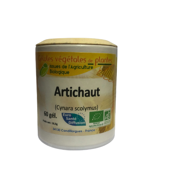 Artichaut 60 gélules BIO - EURO SANTE DIFFUSION