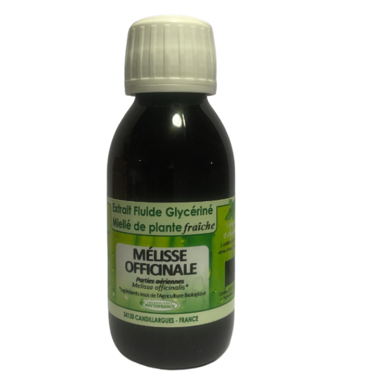 Mélisse - Extrait Fluide Glycériné Miellé de plante fraiche 125 ml BIO - PHYTOFRANCE