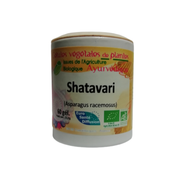 Shatavari 60 gélules végétales BIO - EURO SANTE DIFFUSION