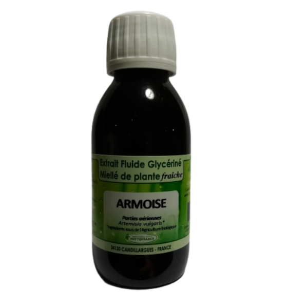 Armoise - Extrait Fluide Glycériné Miellé de plante fraîche 125 ml  BIO - PHYTOFRANCE