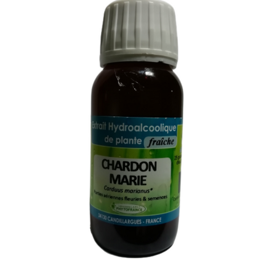 Chardon Marie - Extrait Hydroalcoolique de plante fraiche BIO 60ml - PHYTOFRANCE