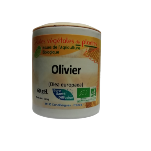 Olivier 60 gélules végétales BIO - EURO SANTE DIFFUSION